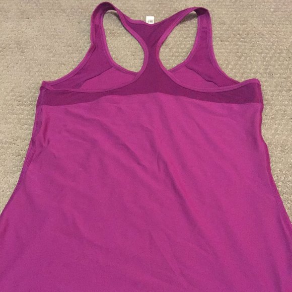 Women's Under Armour Racerback Fuchsia Tank Top - Picture 6 of 7